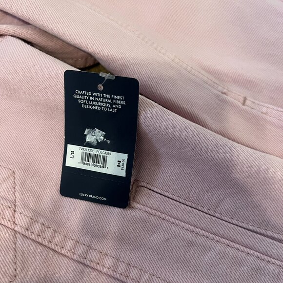 Lucky Brand Jean Jacket with fringe NWT - Picture 2 of 3